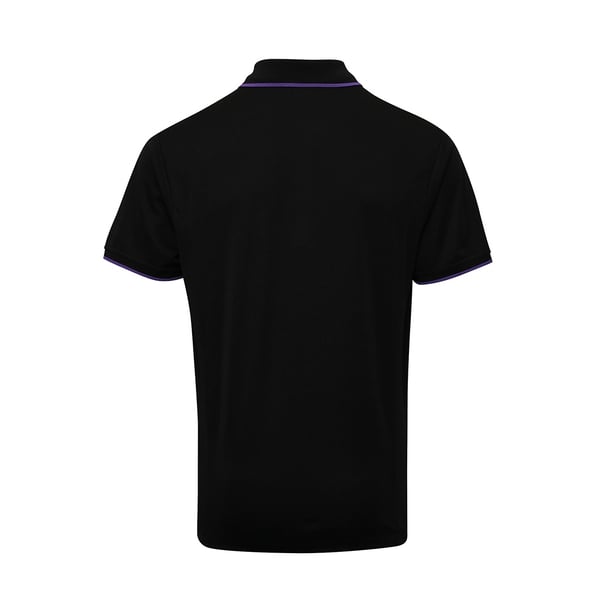 Premier Mens Contrast Coolchecker Polo Shirt
