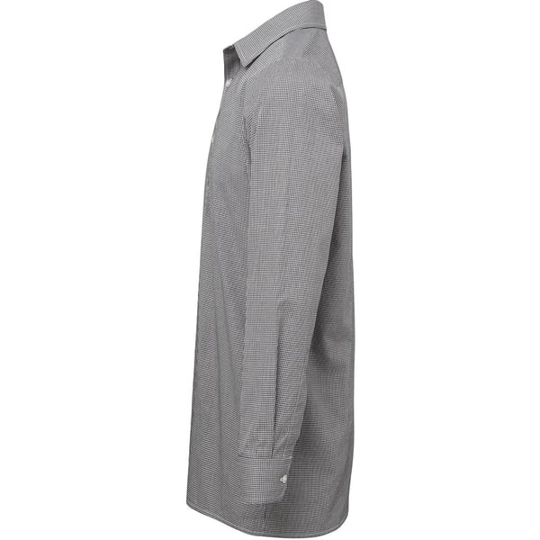 Premier Mens Microcheck Long Sleeve Shirt