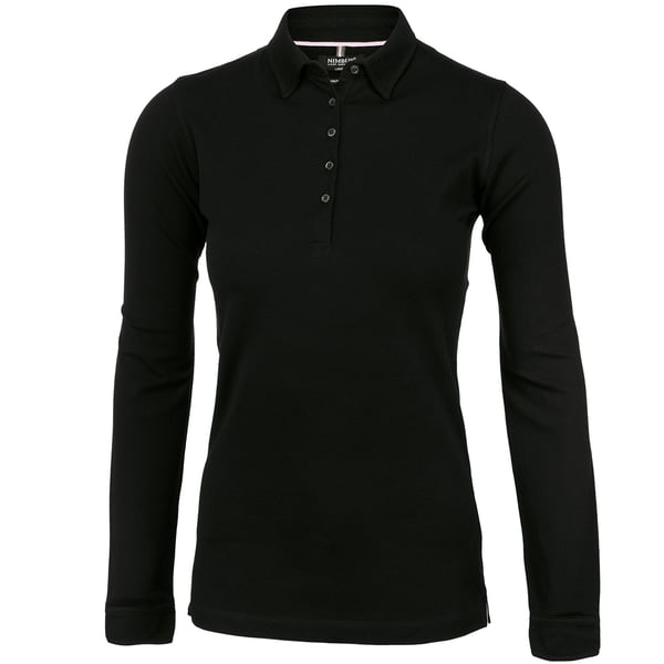 Nimbus Womens/Ladies Carlington Deluxe Long Sleeve Polo Shirt