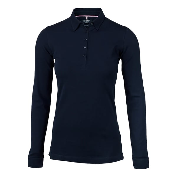 Nimbus Carlington Deluxe langærmet poloshirt med lange ærmer til kvinder/damer