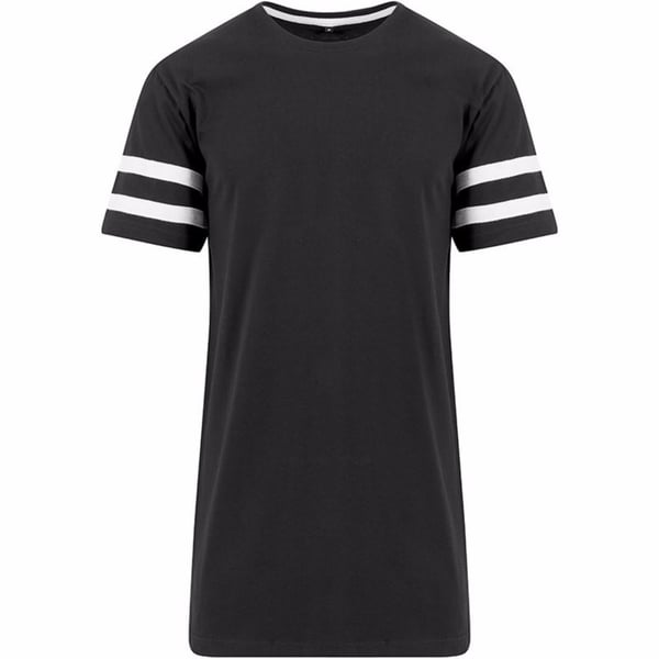 Build Your Brand Unisex Stripe Jersey Short Sleeve T-Shirt