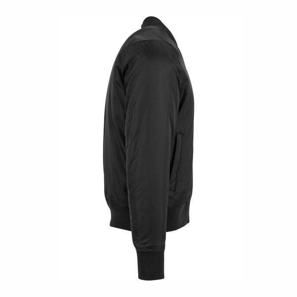 Build Your Brand Mens Contrast Bomber Jacket