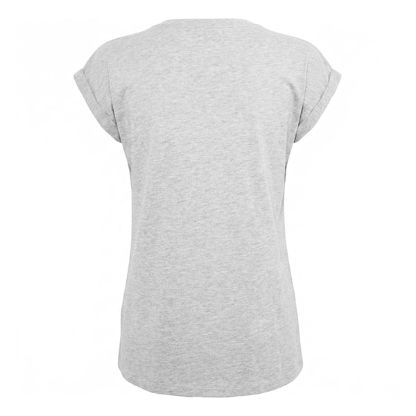 Build Your Brand Womens/Ladies Extended Shoulder T-Shirt