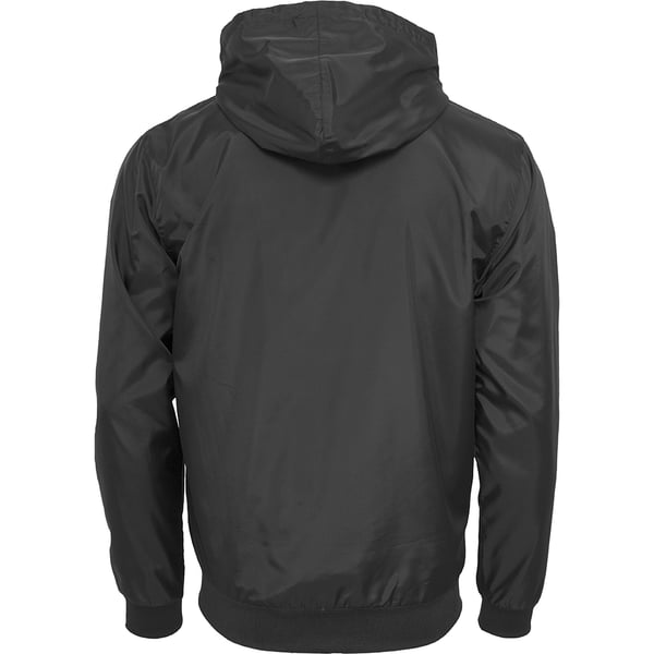 Build Your Brand Mens Zip Up Wind Runner Jacket