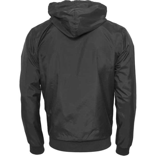 Build Your Brand Mens Zip Up Wind Runner Jacket