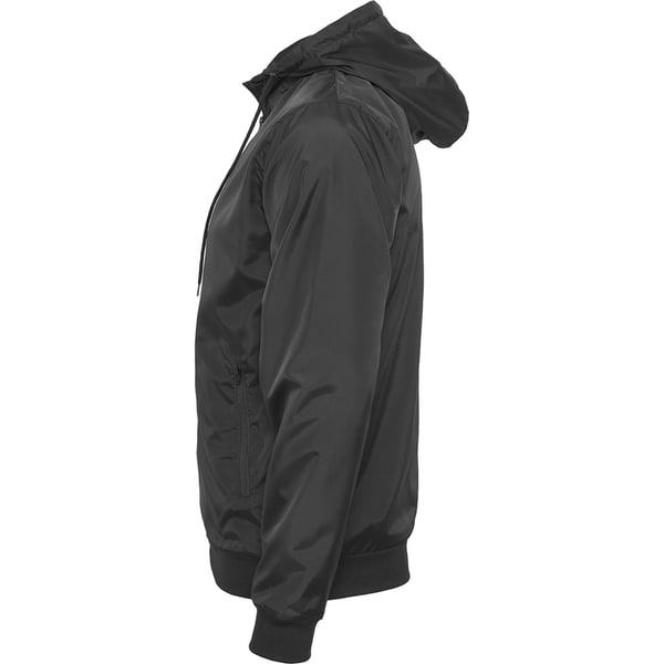 Build Your Brand Mens Zip Up Wind Runner Jacket