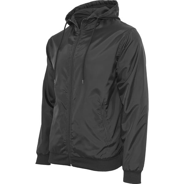 Build Your Brand Mens Zip Up Wind Runner Jacket
