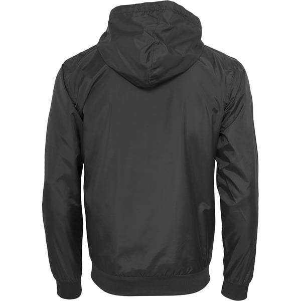 Build Your Brand Mens Zip Up Wind Runner Jacket