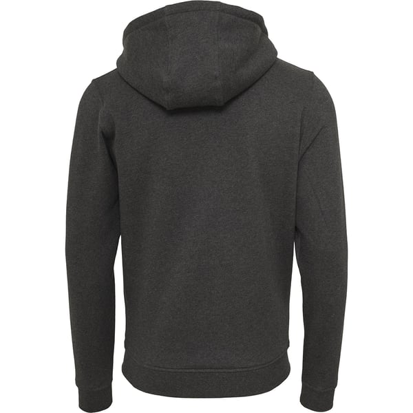 Build Your Brand Mens Heavy Zip Up Hoodie