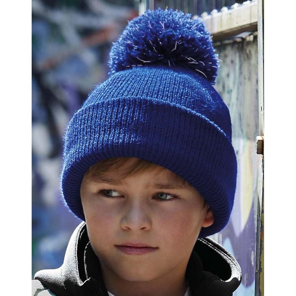 Beechfield Børn/børn reflekterende Bobble Beanie