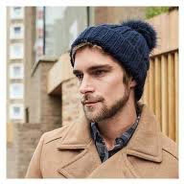 Beechfield Unisex Verbier Fur Pom Pom Pom Chunky Beanie