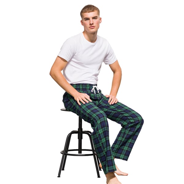 Skinnifit Mens Tartan Lounge Pants