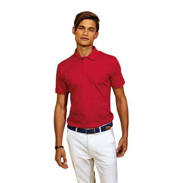Asquith & Fox Super glat strikket poloshirt til mænd
