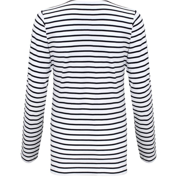 Asquith & Fox Womens/Ladies Mariniere Coastal Long Sleeve T-Shirt