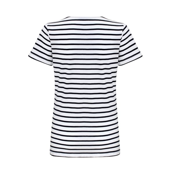 Asquith & Fox Womens/Ladies Mariniere Coastal Short Sleeve T-Shirt