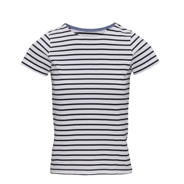 Asquith & Fox Womens/Ladies Mariniere Coastal Short Sleeve T-Shirt