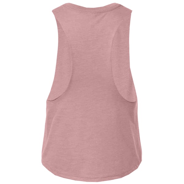 Bella + Canvas Womens/Ladies Racerback Cropped Sleeveless Tank Top