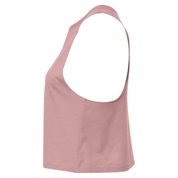 Bella + Canvas Womens/Ladies Racerback Cropped Sleeveless Tank Top