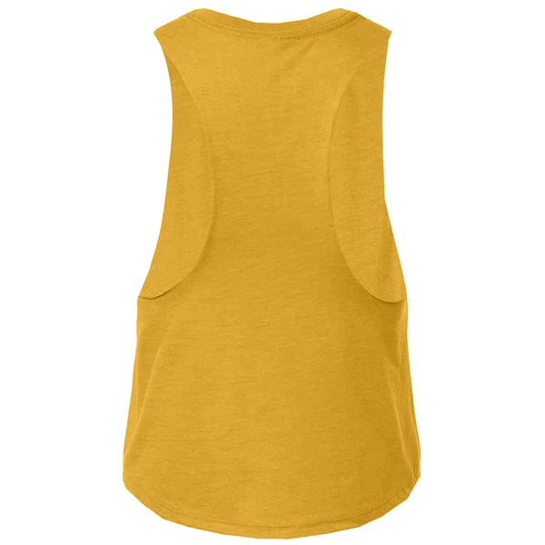 Bella + Canvas Dam/Dam Racerback Croppad Ärmlös Linne
