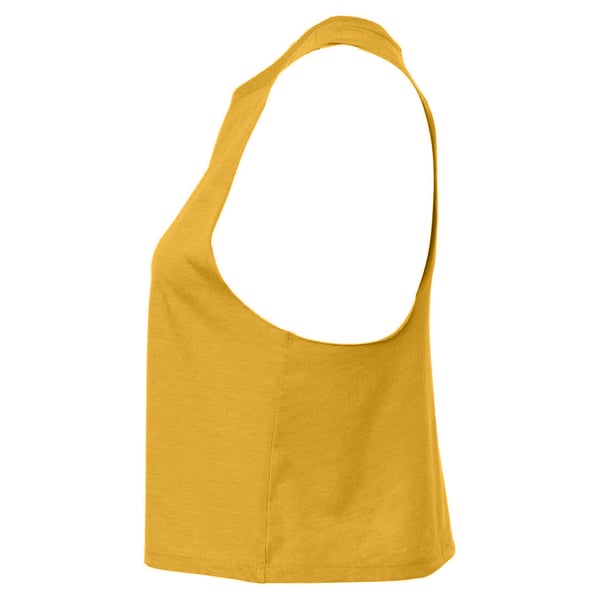 Bella + Canvas Dam/Dam Racerback Croppad Ärmlös Linne