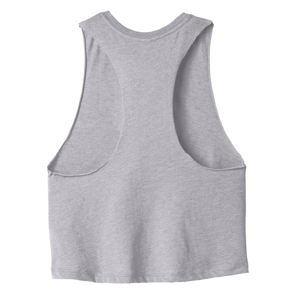 Bella + Canvas Womens/Ladies Racerback Cropped Sleeveless Tank Top