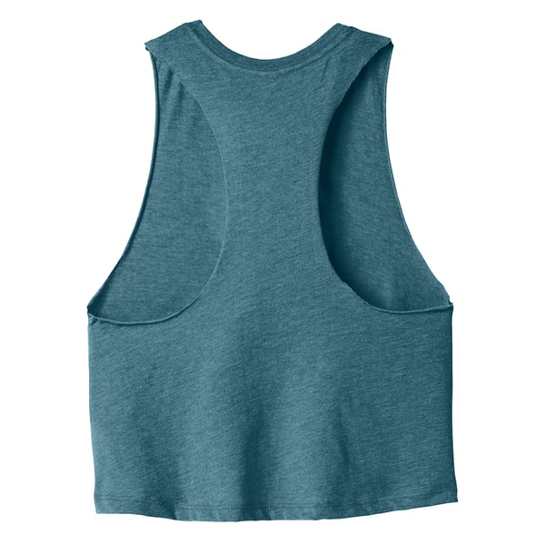 Bella + Canvas Womens/Ladies Racerback Cropped Sleeveless Tank Top