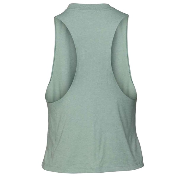 Bella + Canvas Womens/Ladies Racerback Cropped Sleeveless Tank Top