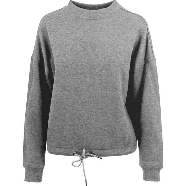 Build Your Brand Sweatshirt med overdimensioneret halsudskæring til kvinder/damer
