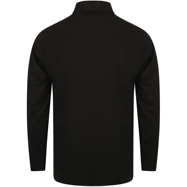 Henbury Mens Long Sleeve Cotton Rich Roll Neck Top / Sweatshirt