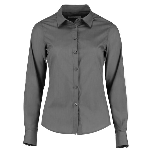 Kustom Kit Womens/Ladies Long Sleeve Poplin Shirt