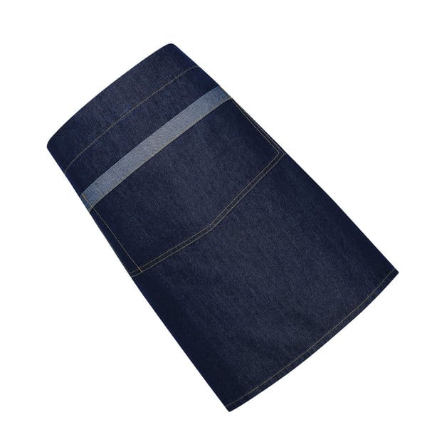 Premier Unisex Domain Contrast Denim Waist Apron