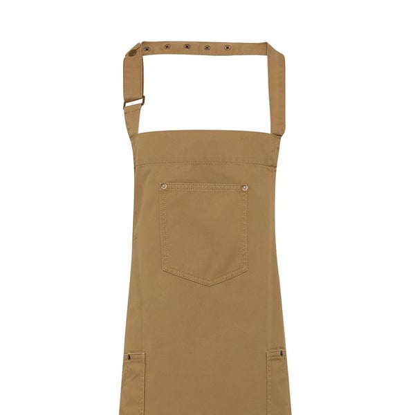 Premier Unisex Chino-bomuldsforklæde i bomuld