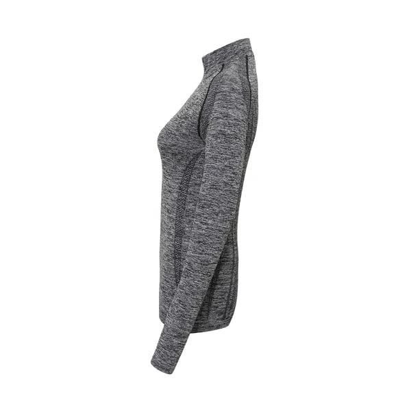 TriDri Womens/Ladies Seamless 3D Fit Multi Sport Performance Zip Top