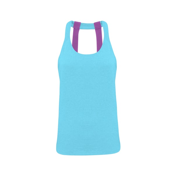 Tri Dri Womens/Ladies Double Strap Back Sleeveless Vest Tri Dri Womens/Ladies Double Strap Back Sleeveless Vest