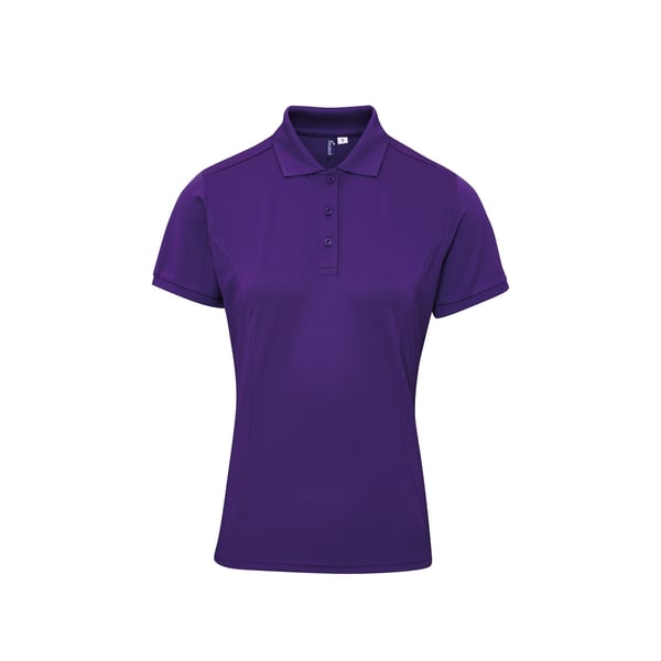 Premier Womens/Ladies Coolchecker Plus Piqu Polo With CoolPlus