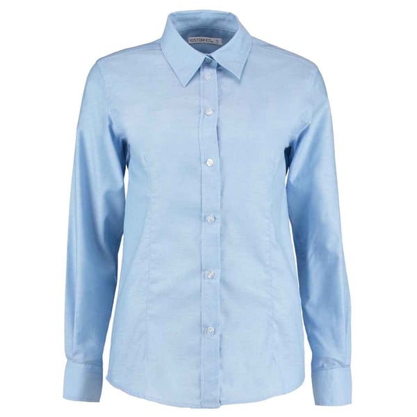 Kustom Kit Womens/Ladies Workplace Long Sleeve Oxford Blouse
