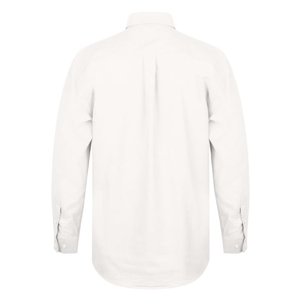 Henbury Mens Long Sleeve Classic Oxford Work Shirt