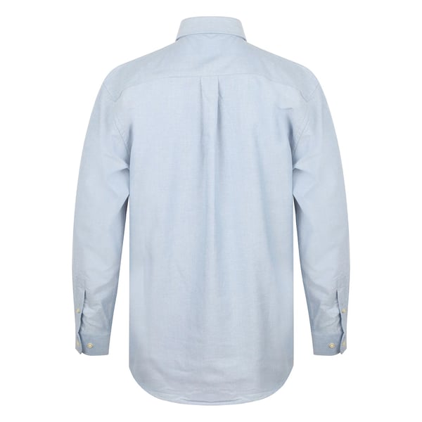 Henbury Mens Long Sleeve Classic Oxford Work Shirt
