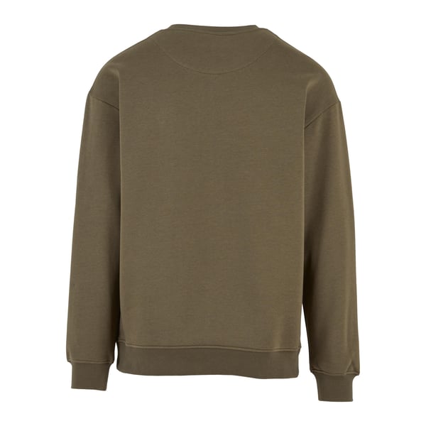 Build Your Brand Mens Crew Neck Plain Sweatshirt