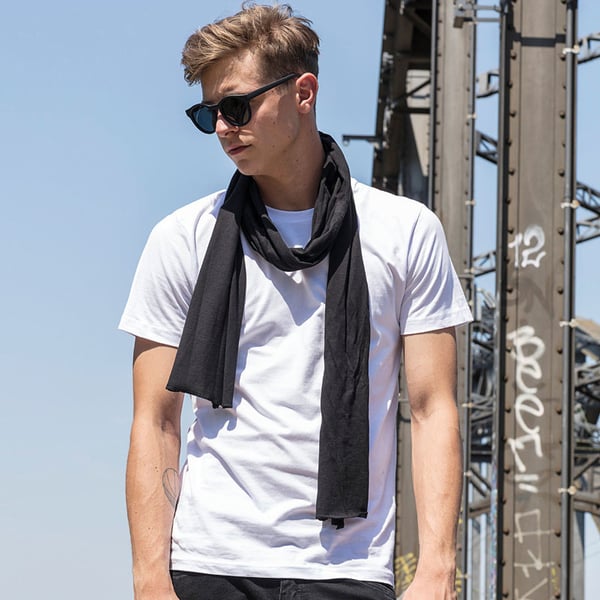 Build Your Brand Adults Unisex Jersey Scarf