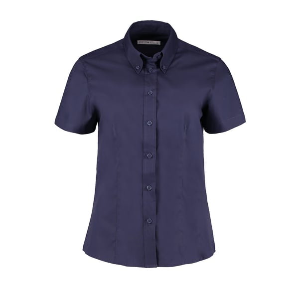 Kustom Kit Womens/Ladies Corporate Oxford Short Sleeved Blouse