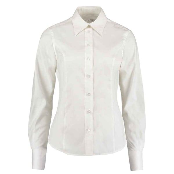 Kustom Kit Womens/Ladies Corporate Oxford Long Sleeved Blouse