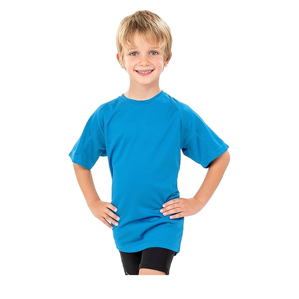 Spiro Childrens Boys Performance Aircool T-Shirt