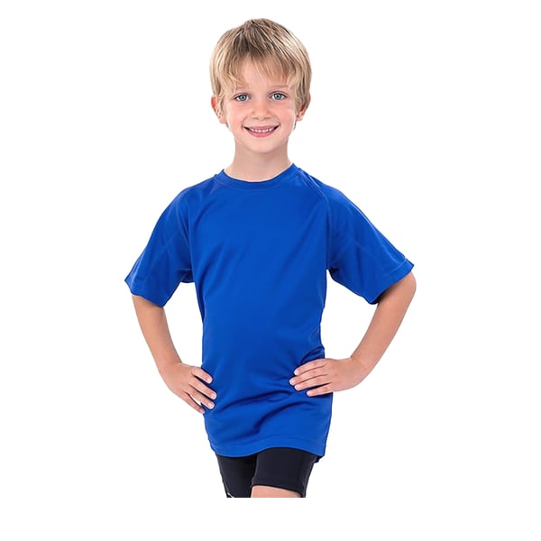 Spiro Childrens Boys Performance Aircool T-Shirt