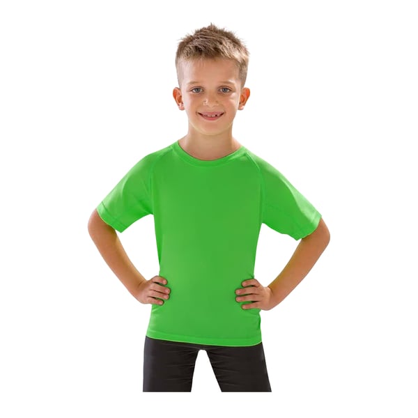 Spiro Childrens Boys Performance Aircool T-Shirt