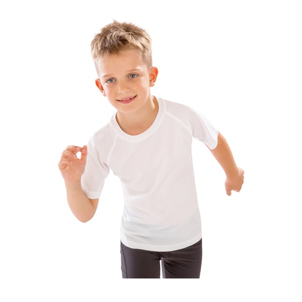 Spiro Childrens Boys Performance Aircool T-Shirt