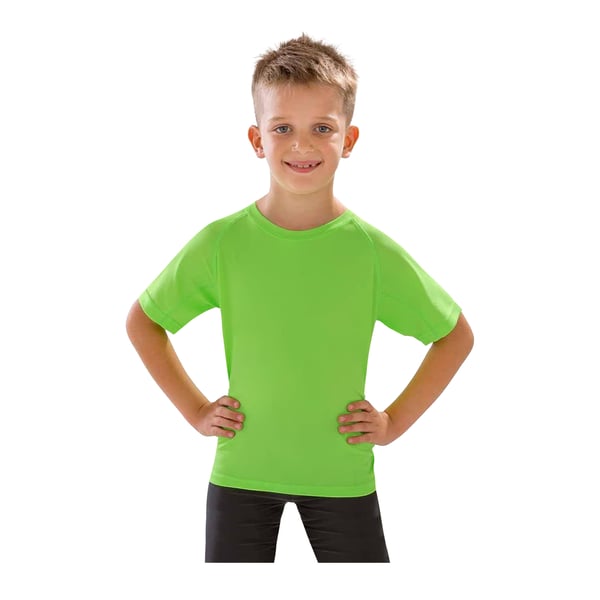 Spiro Childrens Boys Performance Aircool T-Shirt