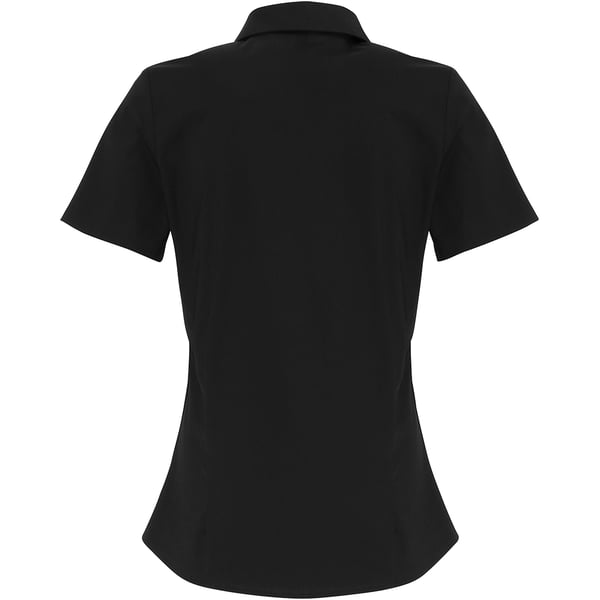 Premier Womens/Ladies Stretch Fit Poplin Short Sleeve Blouse