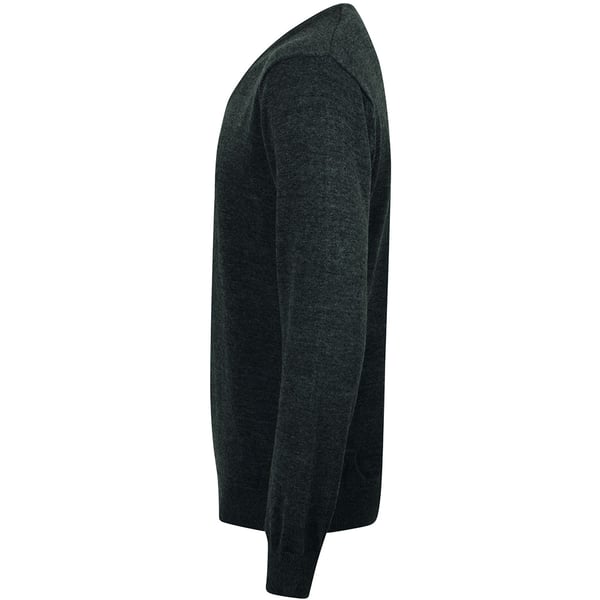 Henbury Mens 12 Gauge Fine Knit V-Neck Jumper / Sweatshirt