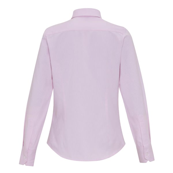 Premier Womens/Ladies Cotton Rich Oxford Stripe Blouse